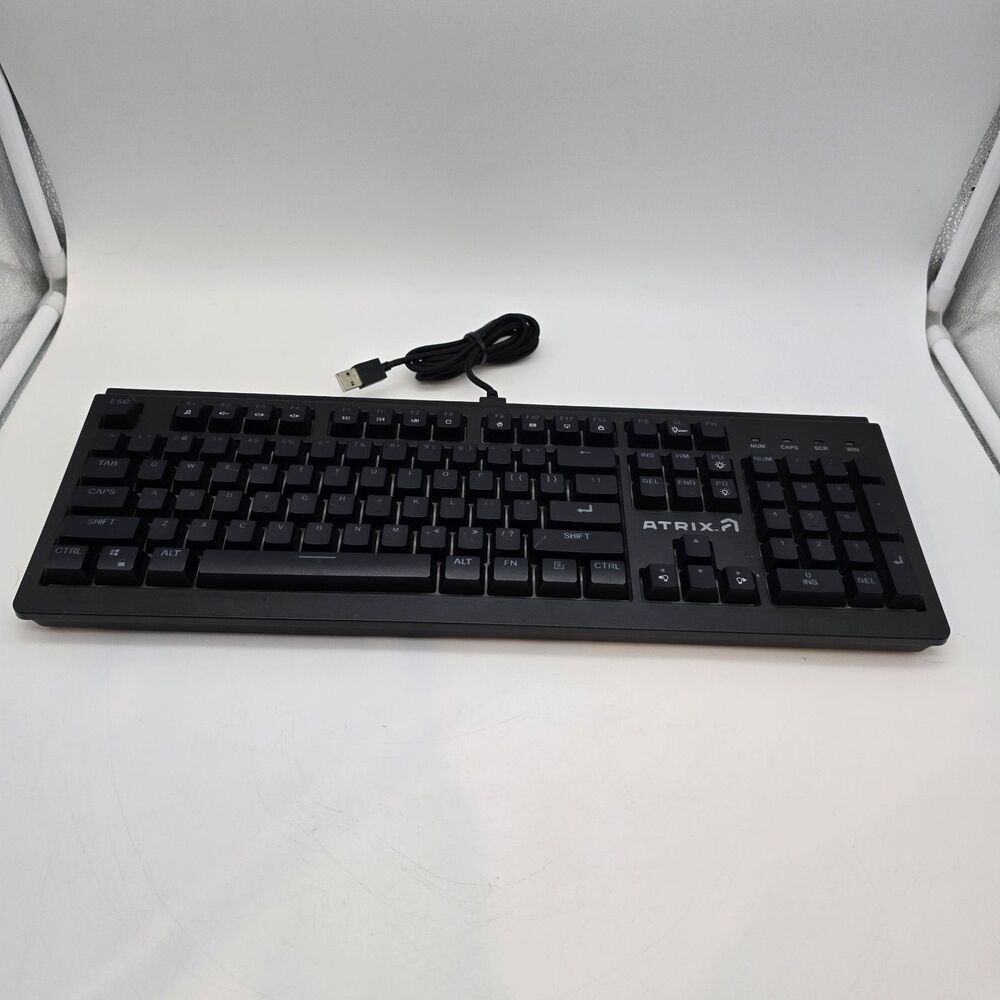 Atrix Light-Up RGB Wired USB Keyboard - GSKB04